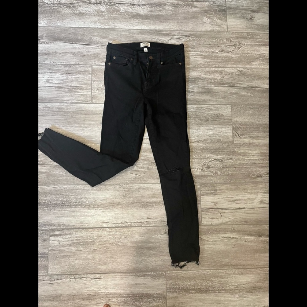 JCrew black skinny jeans